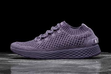 Men's Nobull Nightshade Knit Running Shoes Purple | SG T2021C